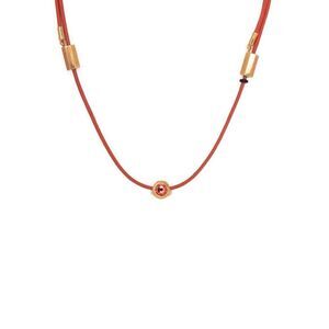 versace coral gold medusa cord necklace. Medusa charm necklace